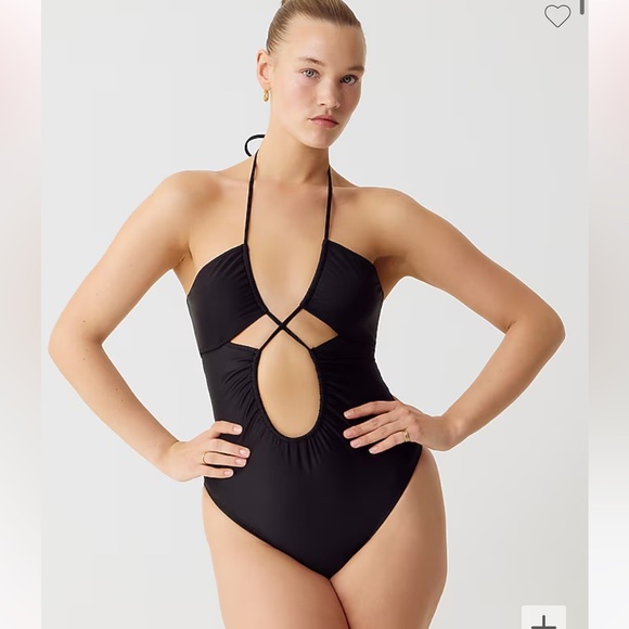 J. Crew Other - J. Crew NWT Cutout halter one-piece swimsuit